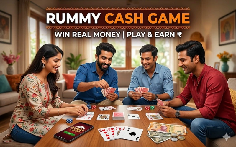 rummy cash game at Big Daddy Game Casino featured image